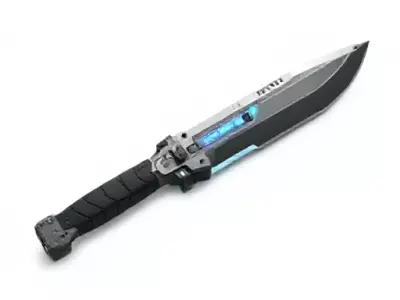Cyber Knife Low-poly 3D model
