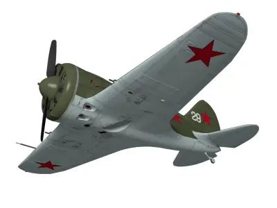 Polikarpov I-16 Rata Type18 3D model