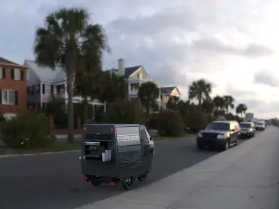 Piaggio Ape coffee van 3D model