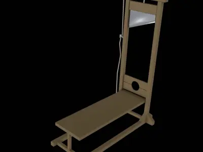 Guillotine Free 3D model