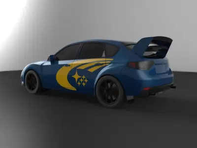 SUBARU IMPREZA WRX Free 3D model