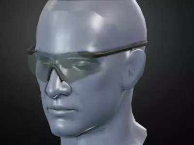 ESS ICE glasses Low-poly 3D model