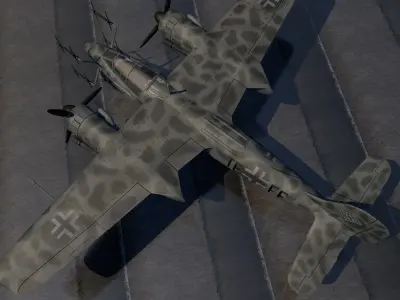 Focke-Wulf Ta-154A-0 3D model
