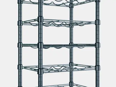 OMAR Bottle shelf 3D model