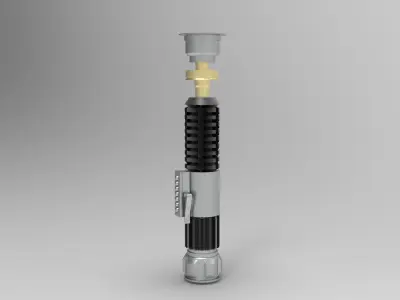 Nurbs Obi Wan Kenobi s Lightsaber Episode III 3D model
