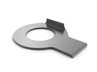 Locking tab washer 3D model