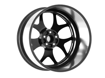 RAYS 2x5FT Low-poly 3D model