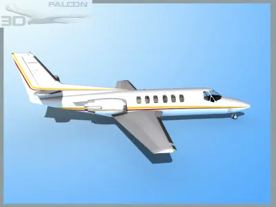 Falcon3D Citation V C560 F14 3D model