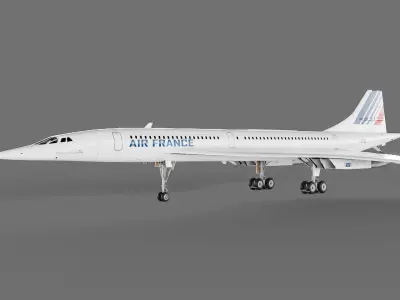 Concorde 3D model