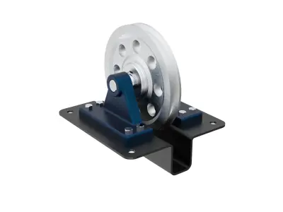 Pulley brass 3D model