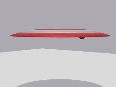 captain america sheild Low-poly 3D model