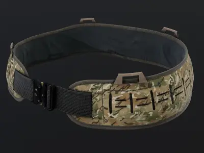 PT4 belt Low-poly 3D model