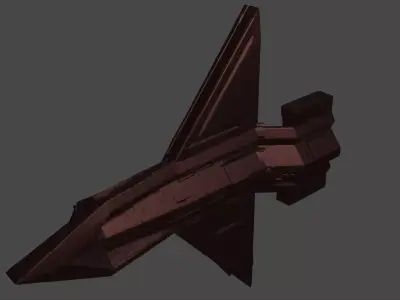 Falcon-A5 Multi Color Edition Low-poly 3D model