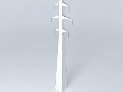 Electricity high voltage trellis Free 3D model