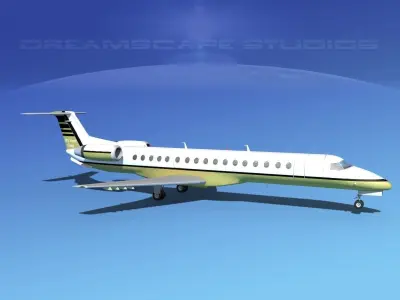 Embraer ERJ-145 Corporate 1 3D model
