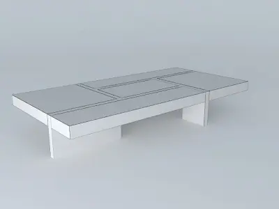 coffee table Croix by Artifact Free 3D model