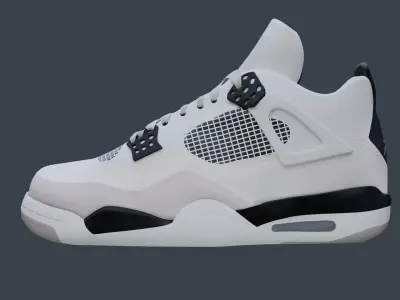 NIKE JORDAN 4 3D model