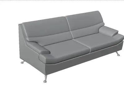 Couch leather sofa Free 3D model