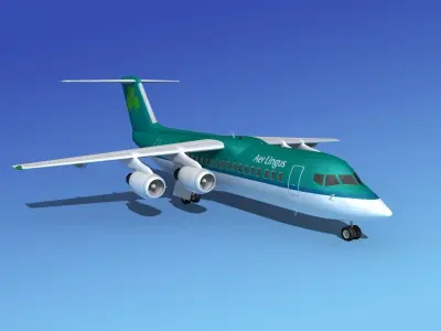 BAe 146-300 Aer Lingus 3D model