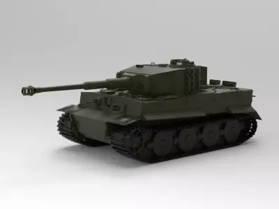 Tiger I tank 3D model