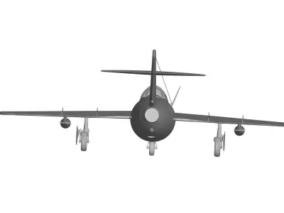 Mikoyan-Gurevich MiG-15 3D model
