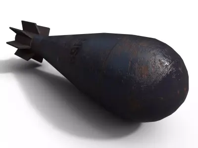 Mortar Projectile 60mm M69 3D model order