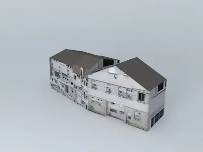Commercial and residential buildings Free 3D model