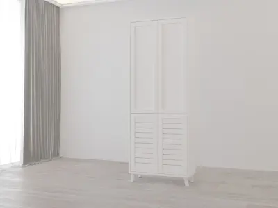 STORAGE CABINET Free low-poly 3D model
