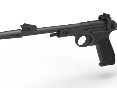 Blaster pistol CDEF from Star Wars 3D model