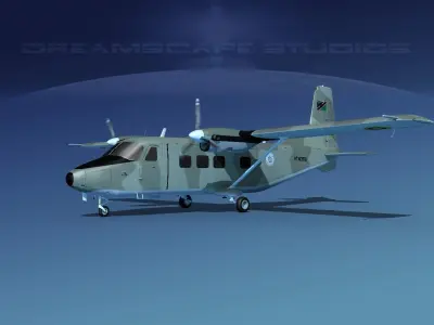 Harbin Y-12 II Military 2 3D model