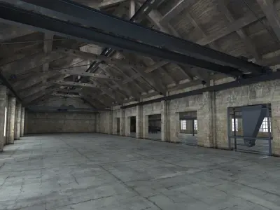 Warehouse Converted Mill 3D model