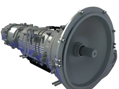 Ram Transmission Of Dodge 3D model