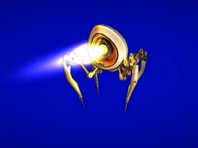 Recon Spider  Low-poly 3D model