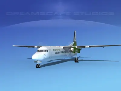 Fokker F-60 Olympia 3D model