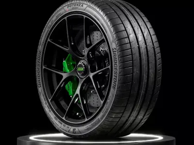 Bridgestone Potenza Sport 235 40 R18 3D model