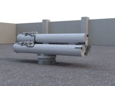 Mk-32-Torpedo 3D model