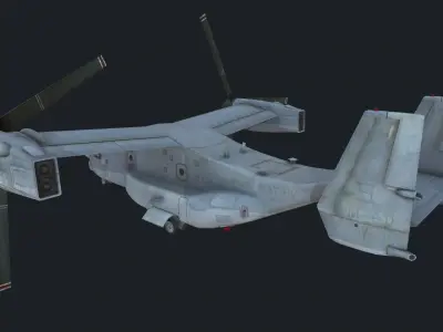 MV-22 Osprey Low-poly 3D model