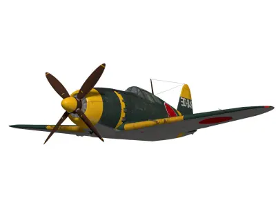 Mitsubishi J2M3 RAIDEN 3D model
