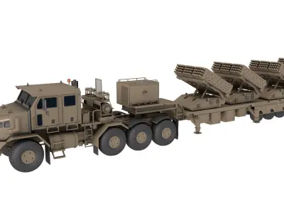 Jobaria Defense Systems Multiple Cradle Launcher  3D model
