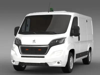 Peugeot Boxer Collection Services 2017 3D model