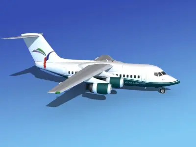 BAe 146-100 South East Asian 3D model