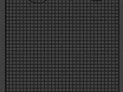 Grid 3d model Free low-poly 3D model