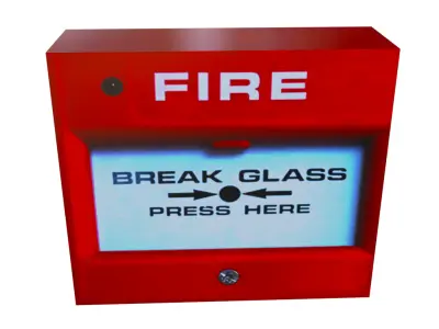Manual Call Point Fire Alarm Low-poly 3D model
