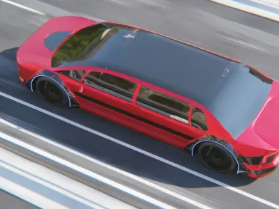 Generic Concept car Free low-poly 3D model