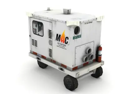 MAC Heater 210HC Low-poly 3D model