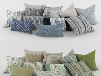 Set of pillows 3D model