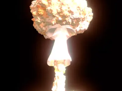 Nuclear Mushroom Cloud 3D model