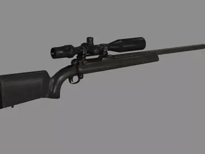 M24 Sniper Rifle Low-poly 3D Model Low-poly 3D model buy