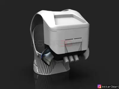 First Order JET TROOPER - Chest Armor - backpack - StormTrooper 3D print model