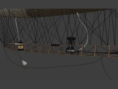 Santos Dumont Airship No6 3D model